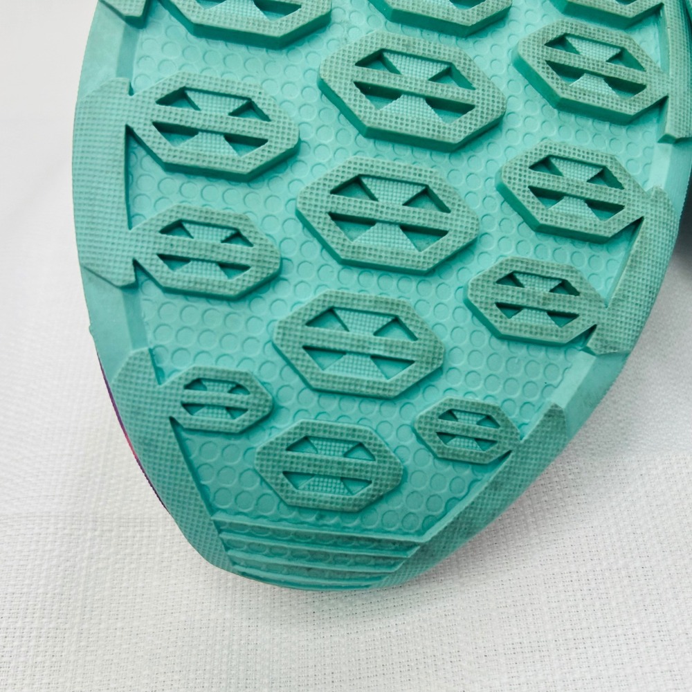 Asics Gel-Frantic 7 Running Shoes Womens 10 White Purple Teal Rainbow Sneakers - Picture 15 of 15